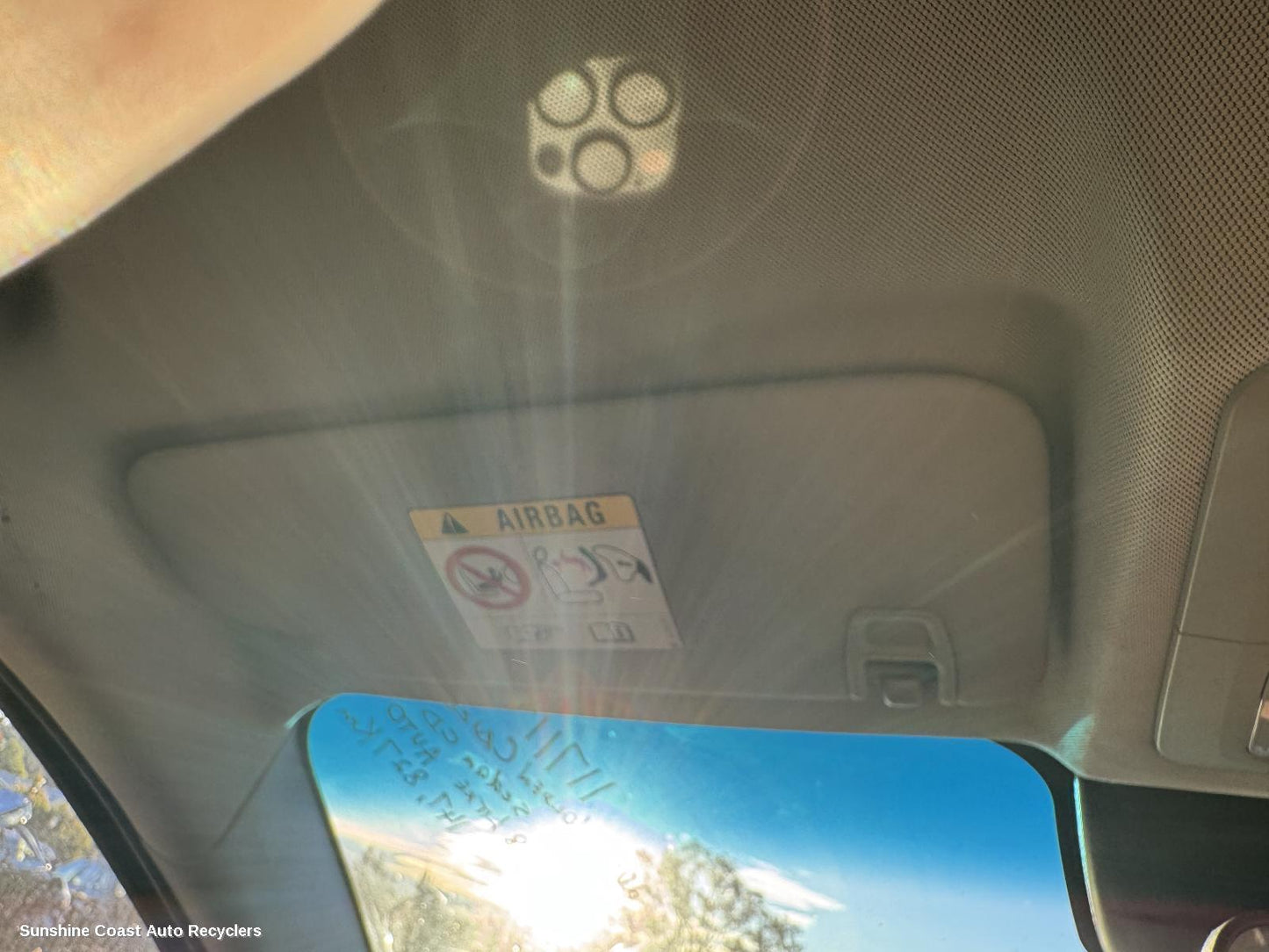 2015 Holden Cruze Sunvisor