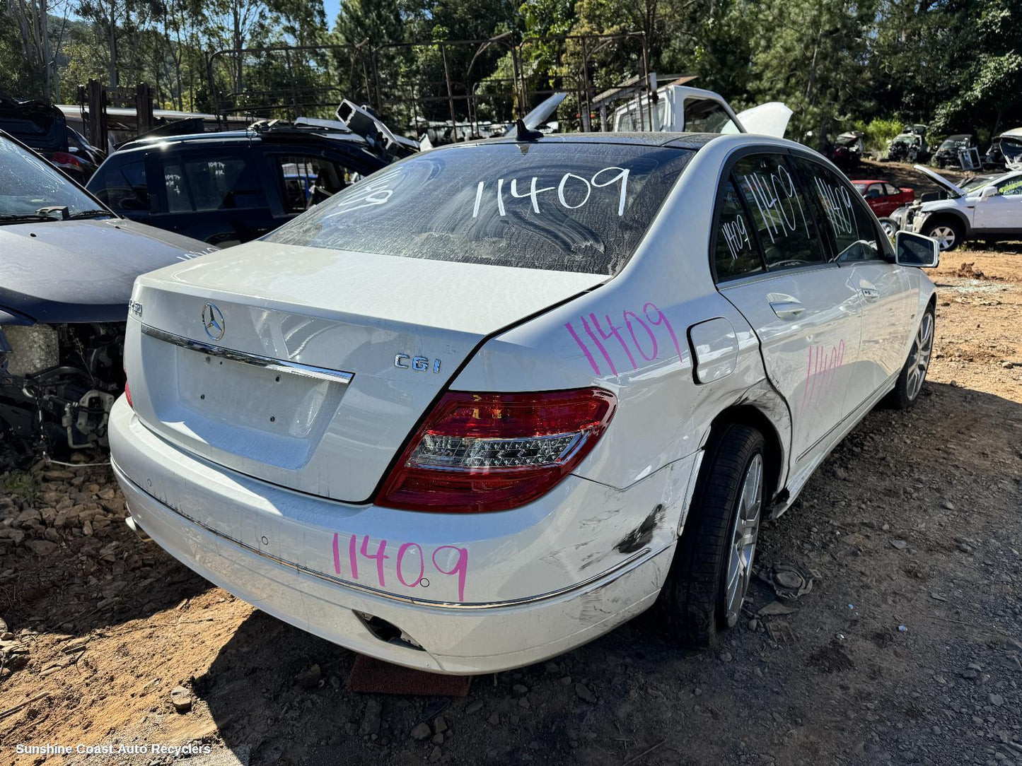 2010 Mercedes C Class Right Taillight