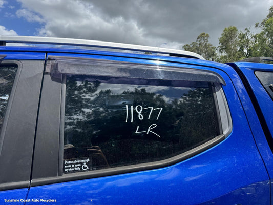 2018 Ldv T60 Left Rear Door Window