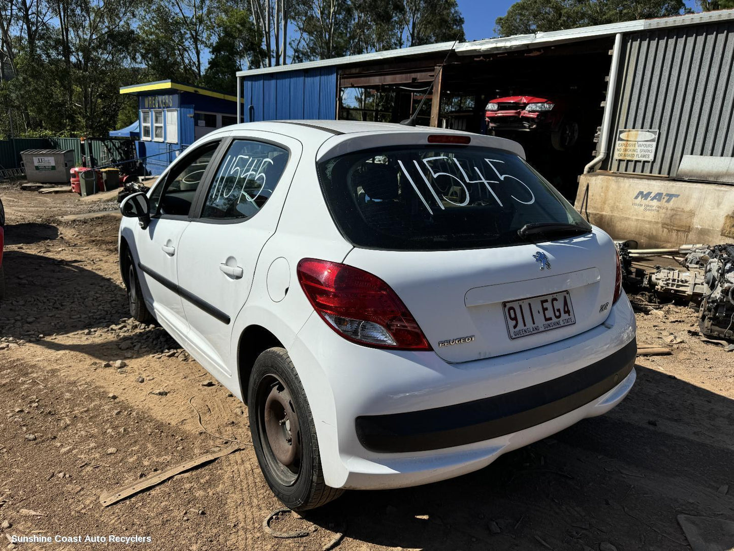 2011 Peugeot 207 Parcel Shelf Cargo Blind