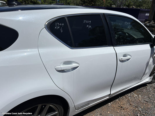 2018 Lexus Ct200h Right Rear Door Sliding