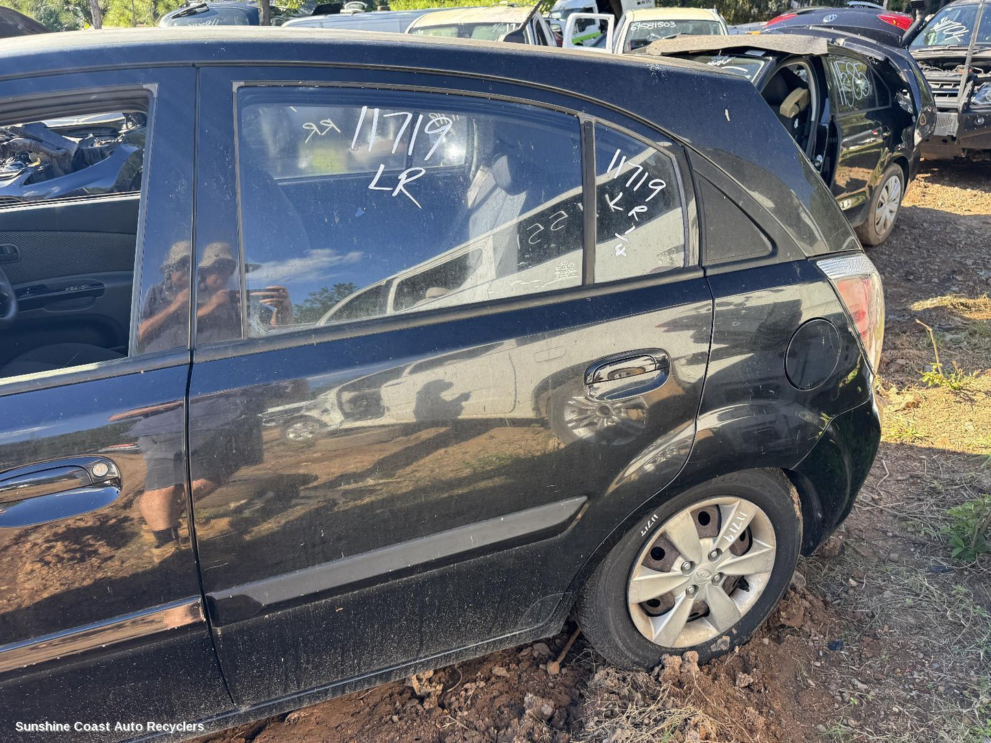 2010 Kia Rio Left Rear Door Sliding