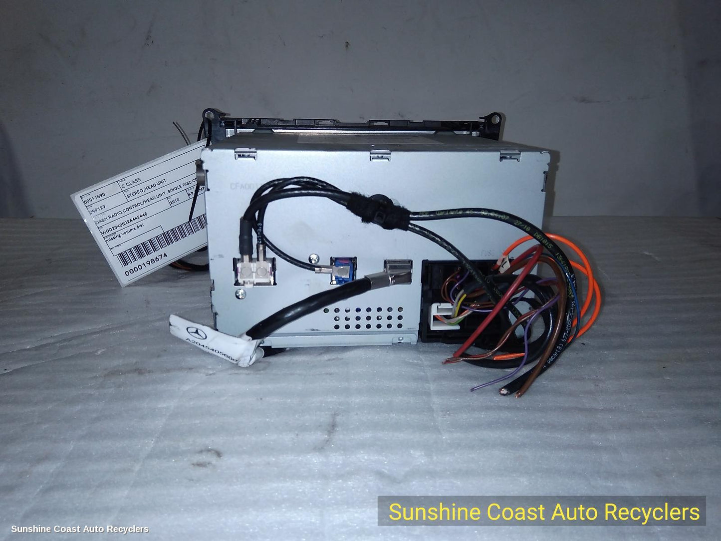 2010 Mercedes C Class Radio Cd Dvd Sat Tv