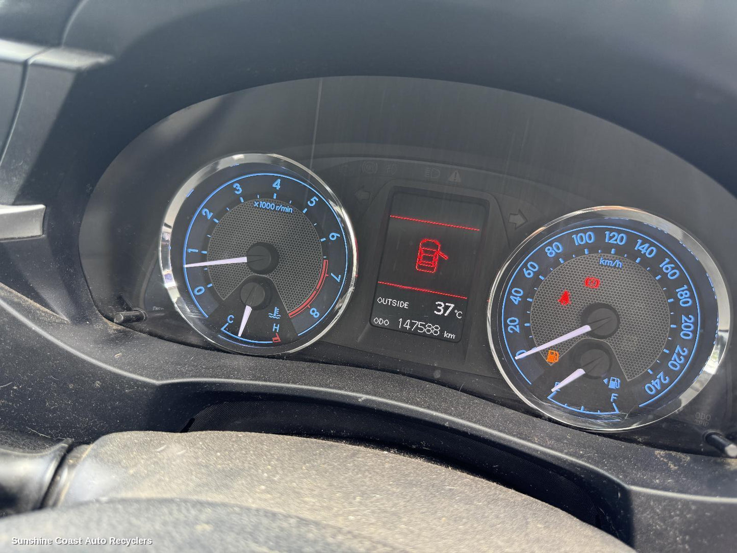 2013 Toyota Corolla Instrument Cluster