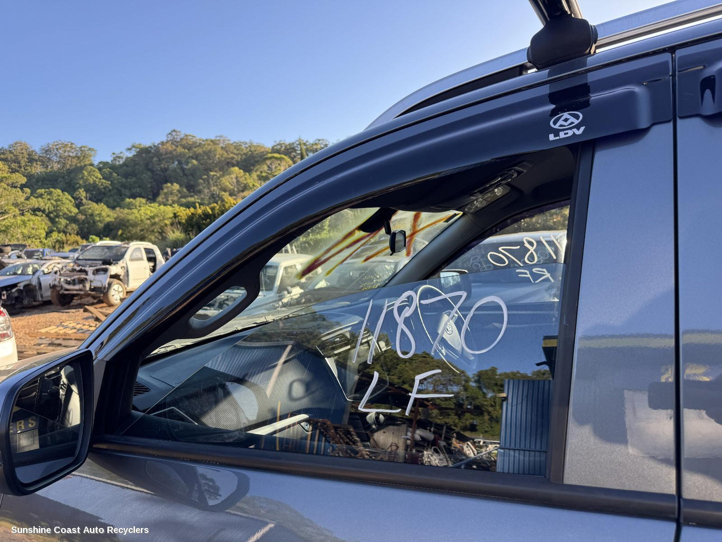 2020 Ldv T60 Left Front Door Window