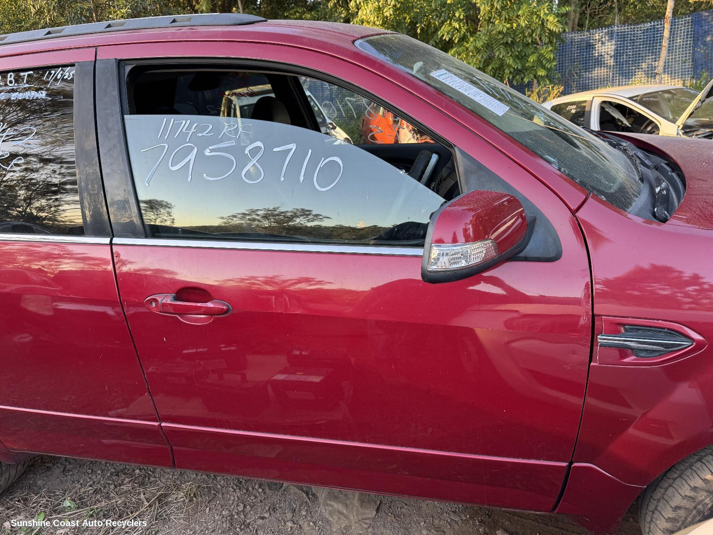 2011 Ford Territory Right Front Door Window