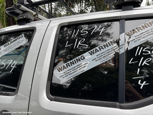 2013 Nissan Navara Left Rear Door Window