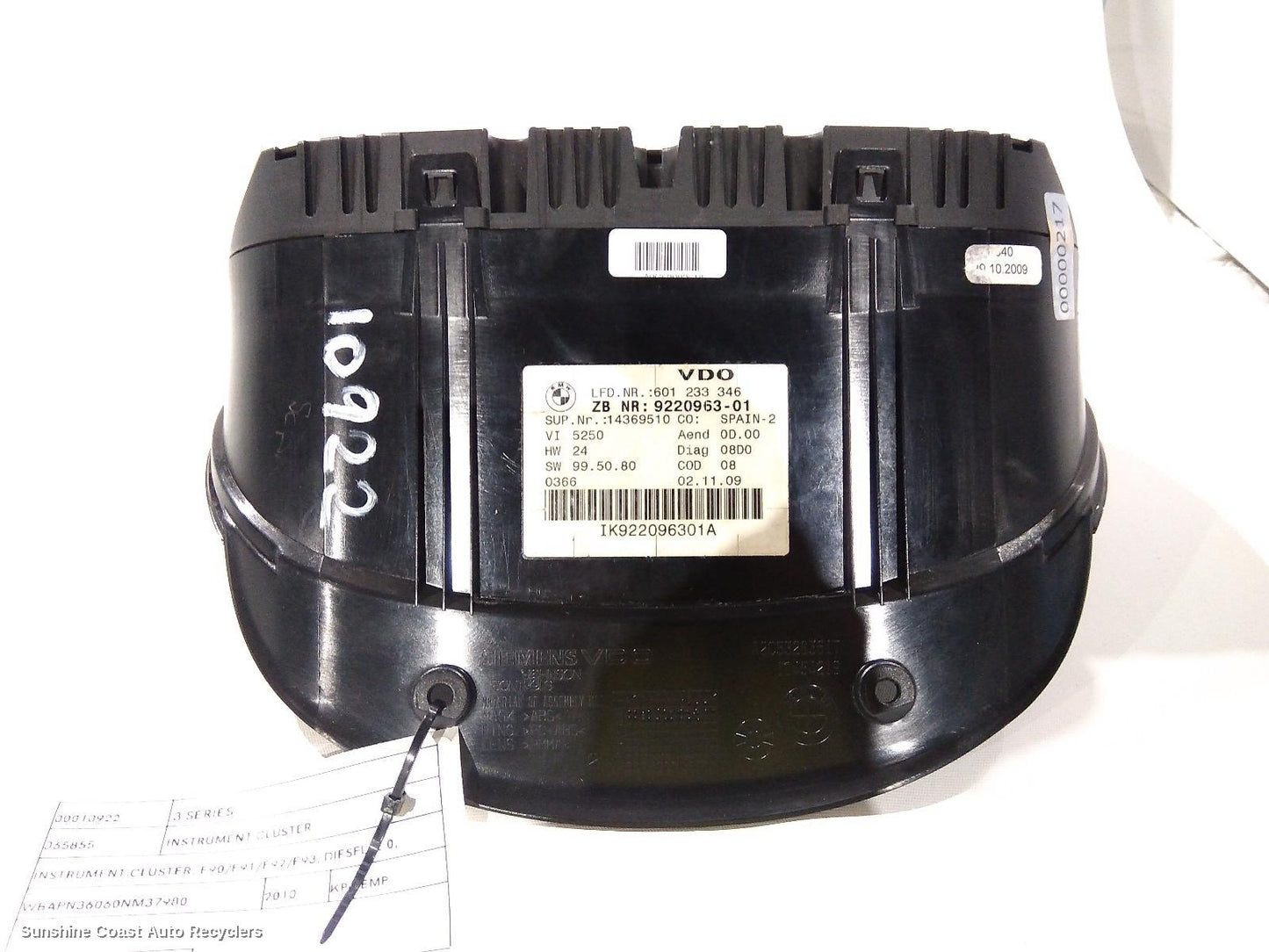 2010 Bmw 3 Series Instrument Cluster