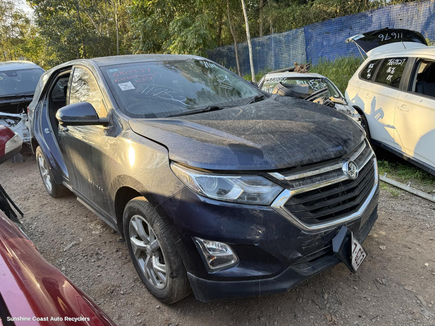 2018 Holden Equinox Left Front Door Window