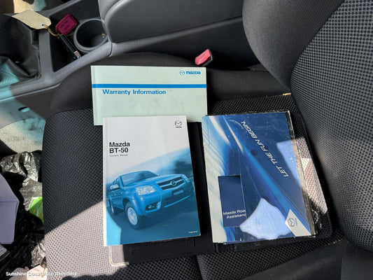 2009 Mazda Bt50 Owners Handbook