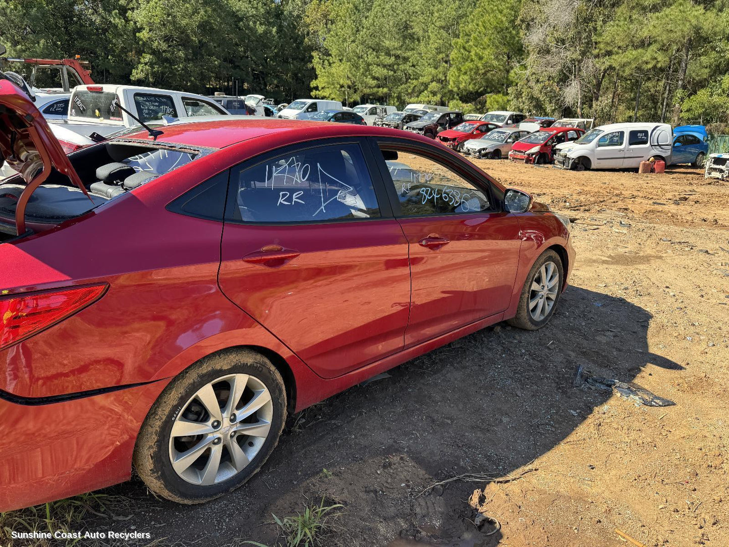 2017 Hyundai Accent Right Door Mirror