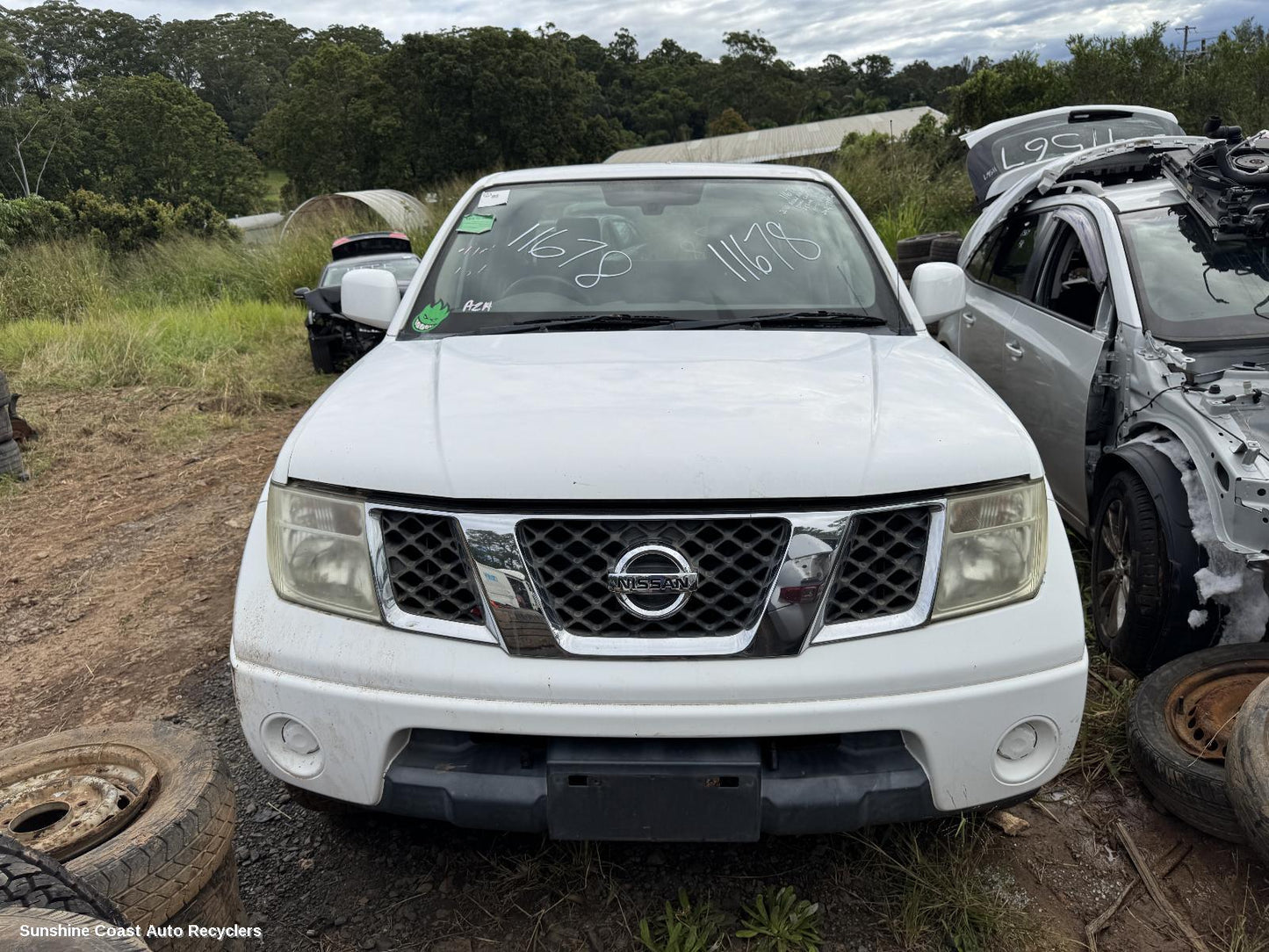 2010 Nissan Navara Washer Bottle