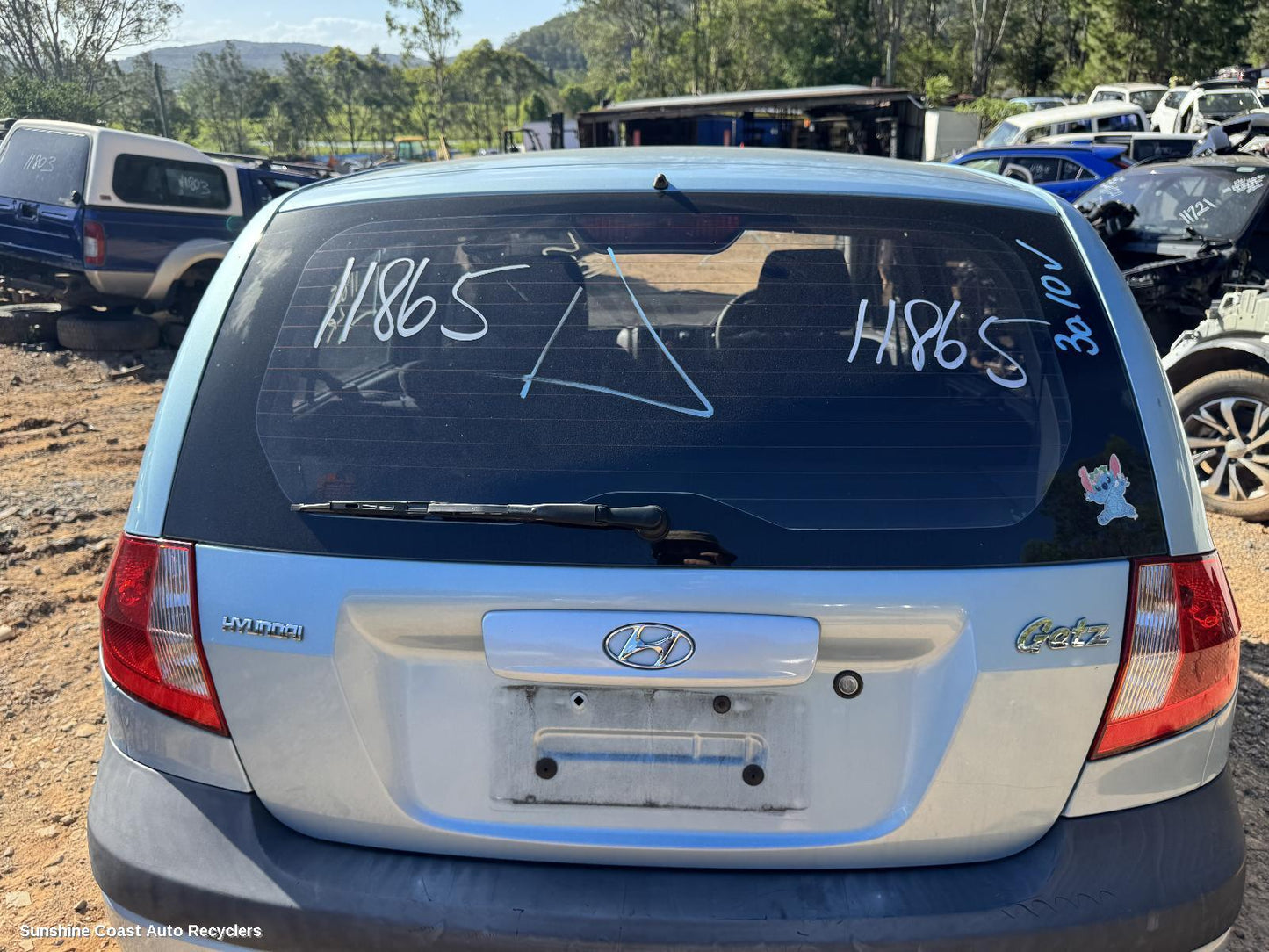 2010 Hyundai Getz Rear Garnish