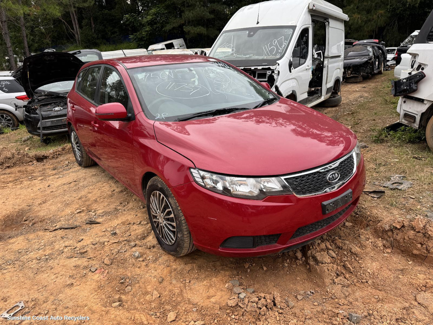 2013 Kia Cerato Parcel Shelf Cargo Blind