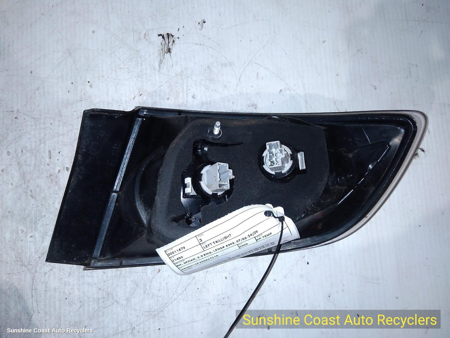 2008 Mazda 3 Left Taillight