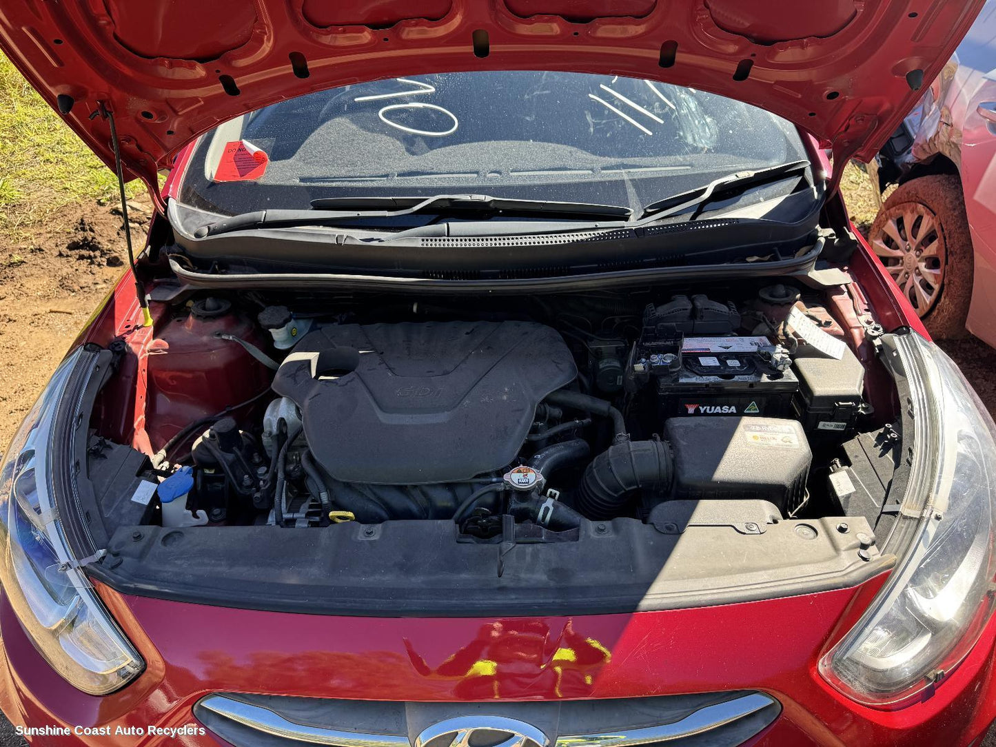 2017 Hyundai Accent Right Door Mirror