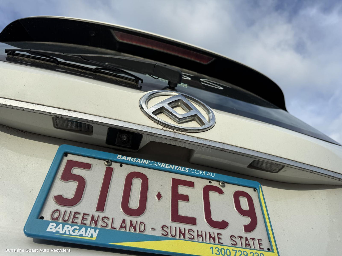 2022 Ldv D90 Number Plate Lamp