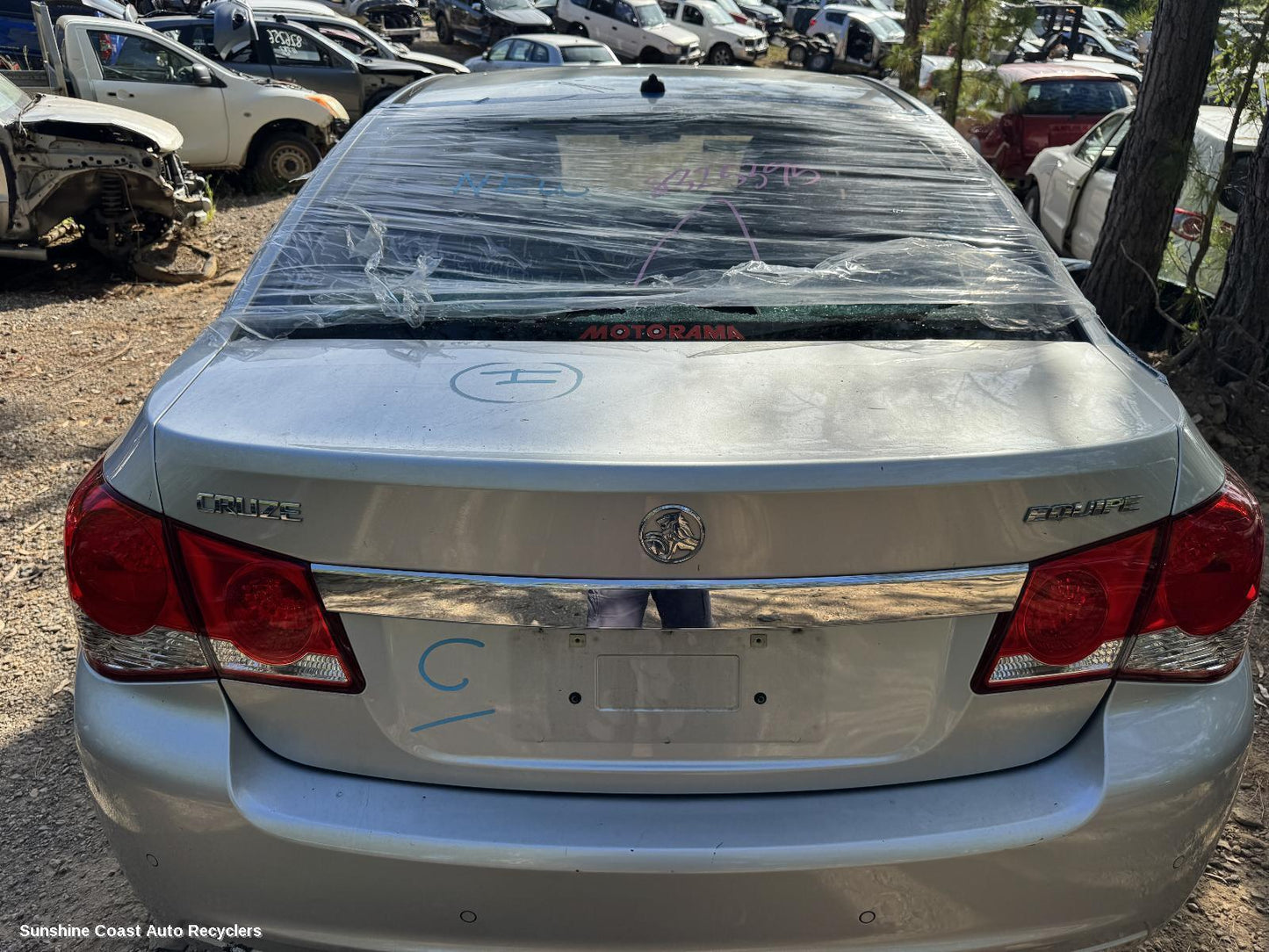 2015 Holden Cruze Bootlid Tailgate