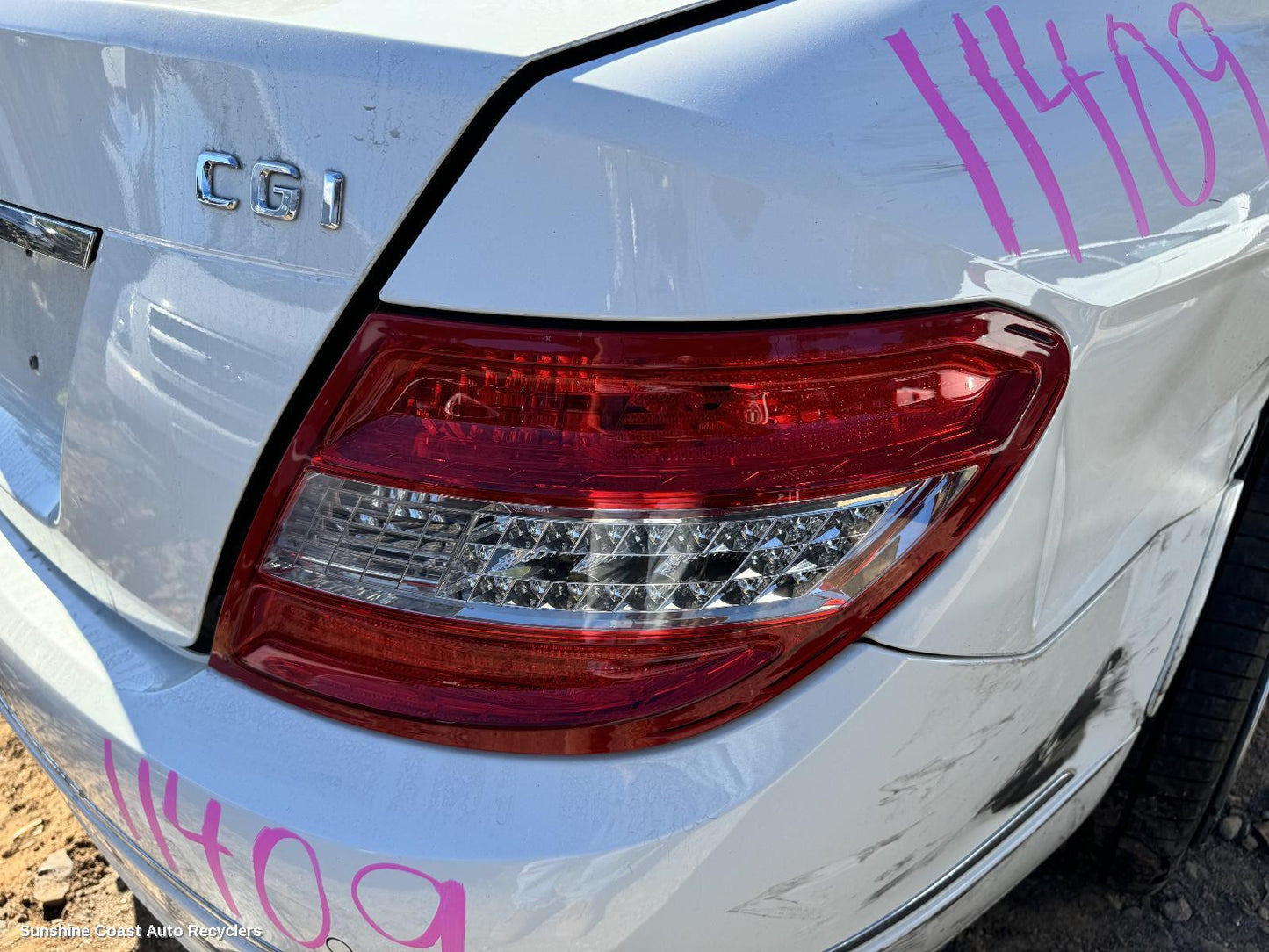2010 Mercedes C Class Right Taillight