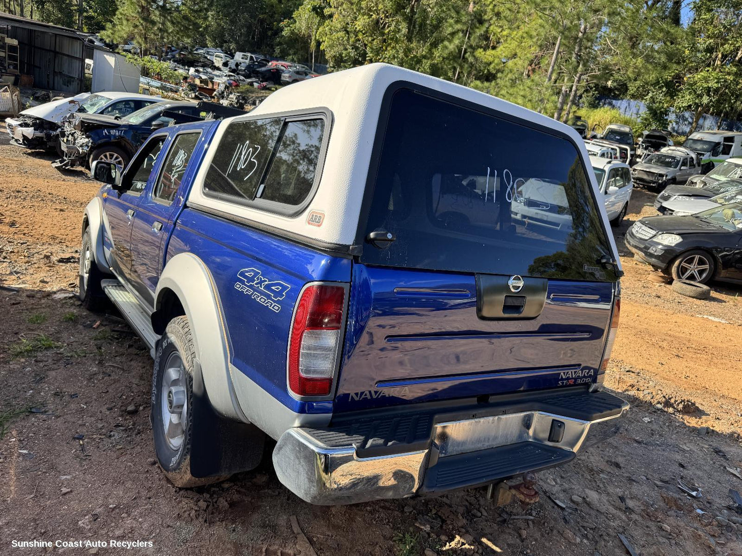 2004 Nissan Navara Ute Back