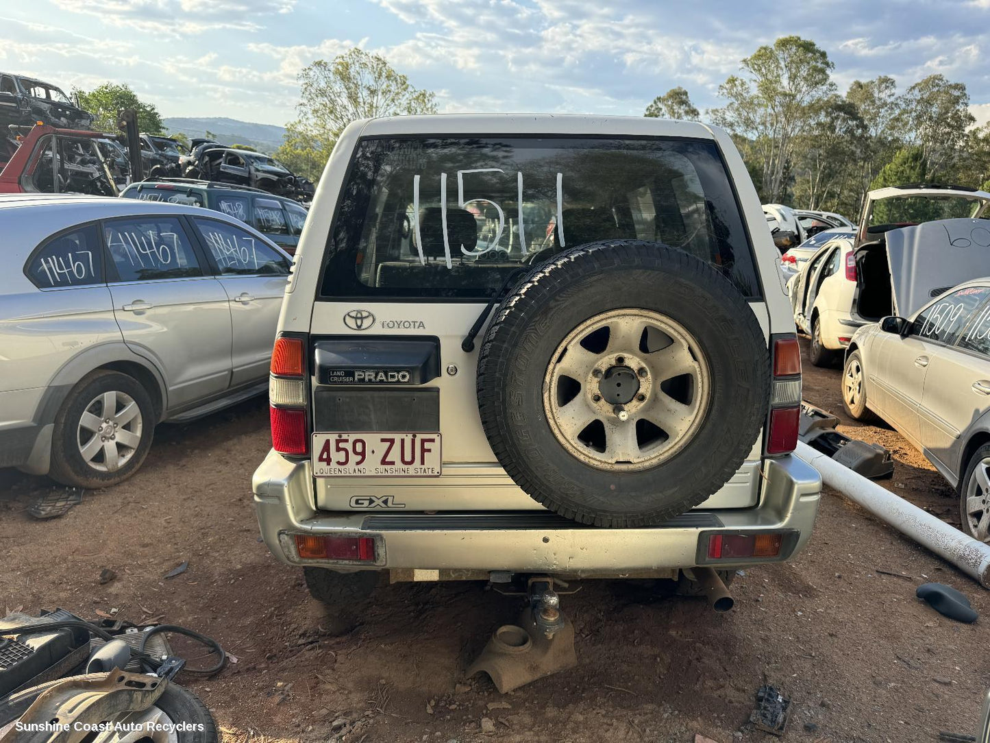 1998 Toyota Prado Bootlid Tailgate