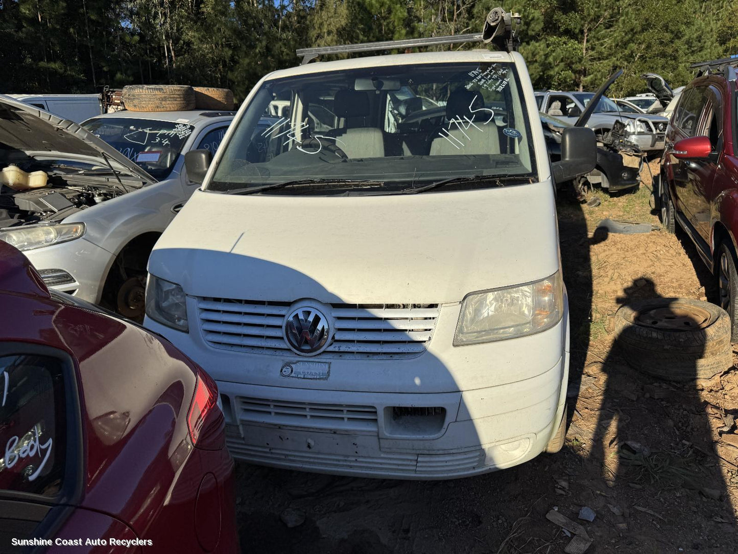 2006 Volkswagen Transporter Roof Rack Bars