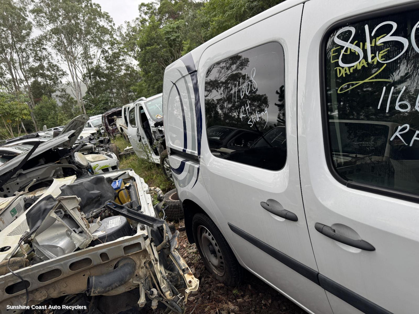 2016 Renault Kangoo Right Rear Door Sliding