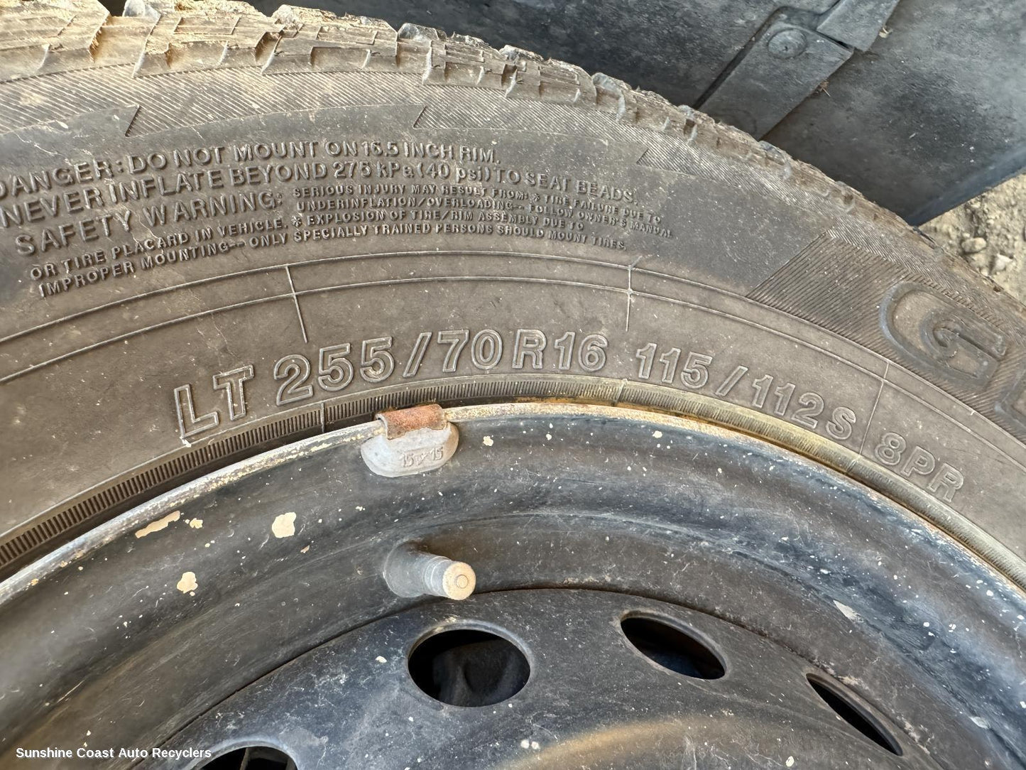 2012 Ford Ranger Tyre