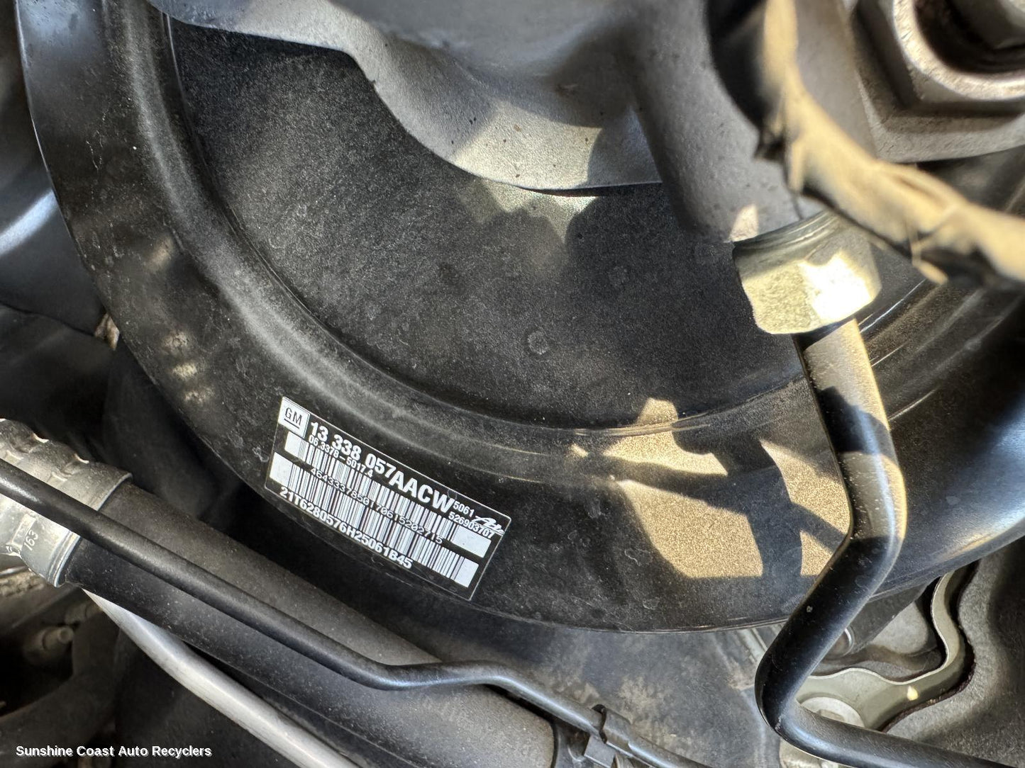 2015 Holden Cruze Brake Booster