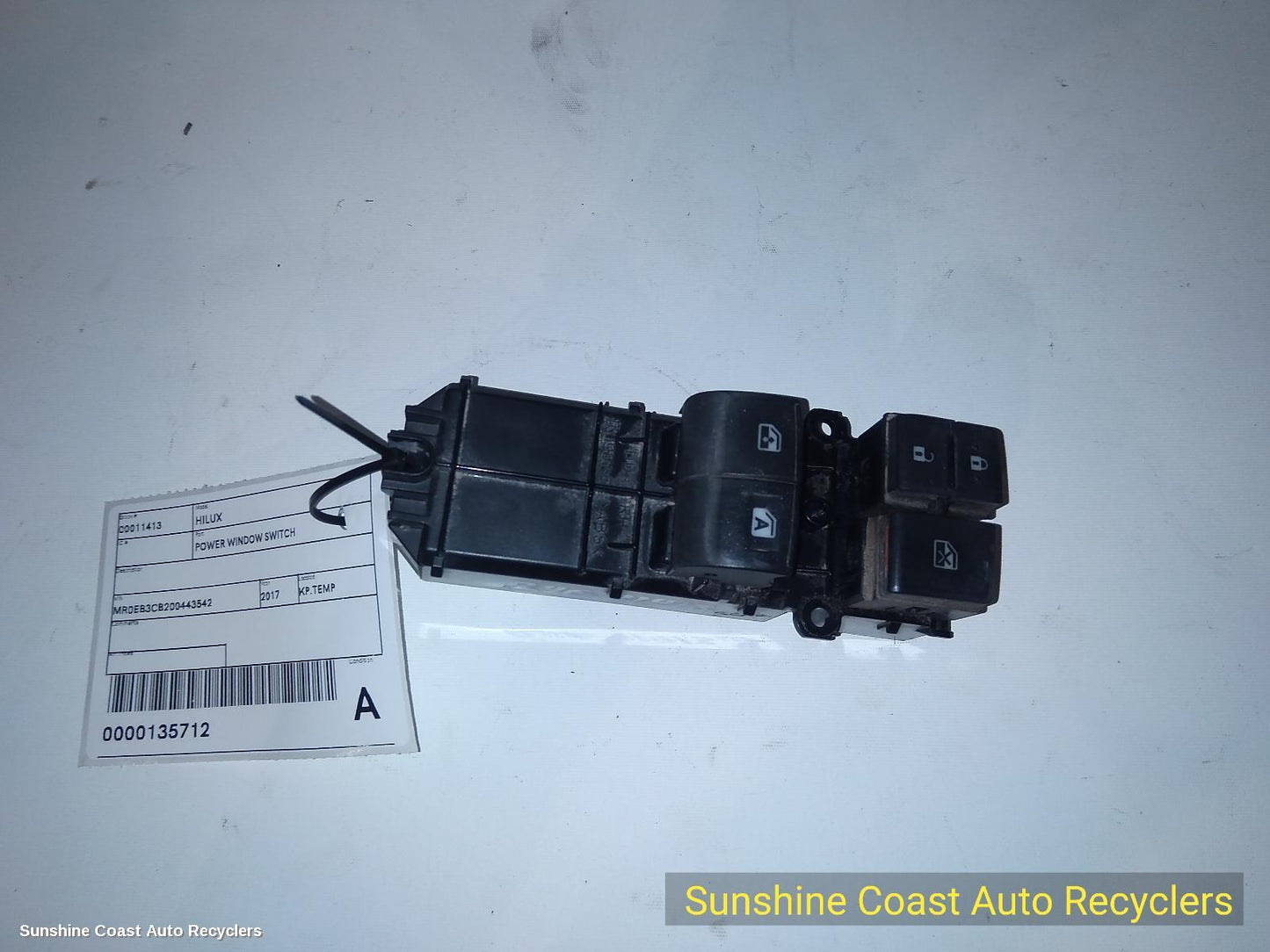 2017 Toyota Hilux Pwr Dr Wind Switch