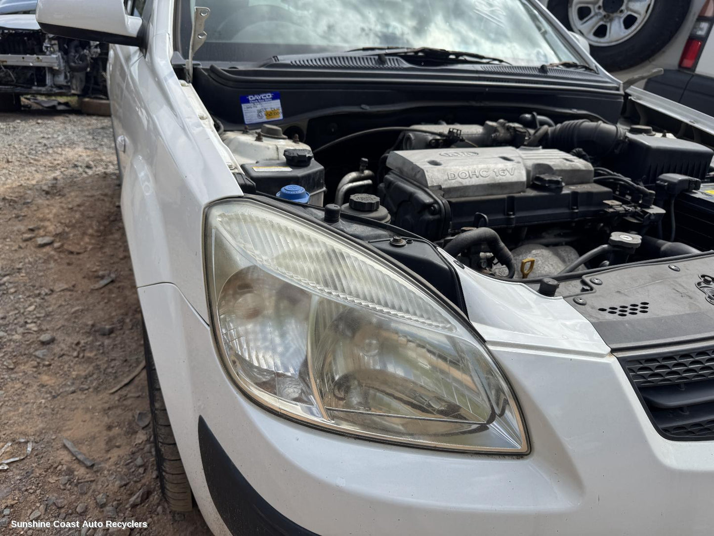 2007 Kia Rio Right Headlamp