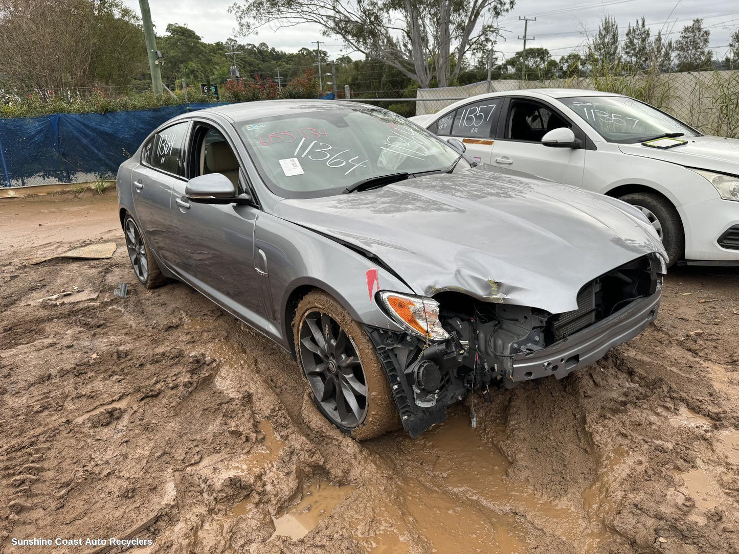 2011 Jaguar Xf Right Rear Wnd Reg Motor