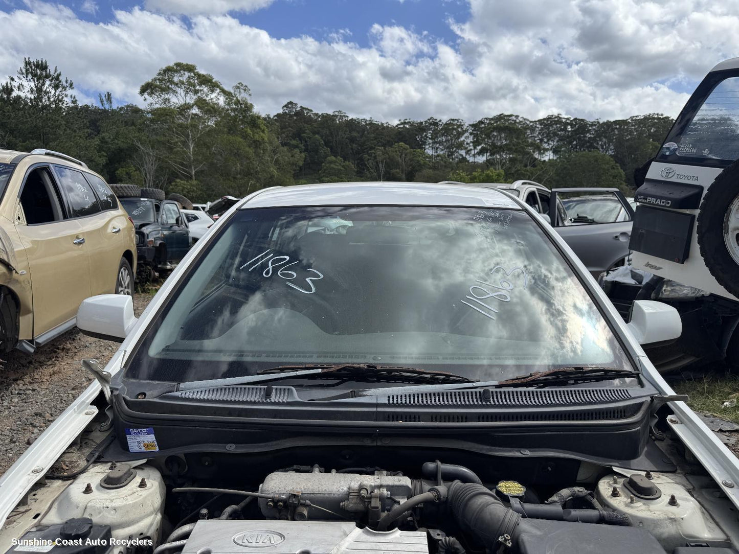 2007 Kia Rio Plenum Chamber