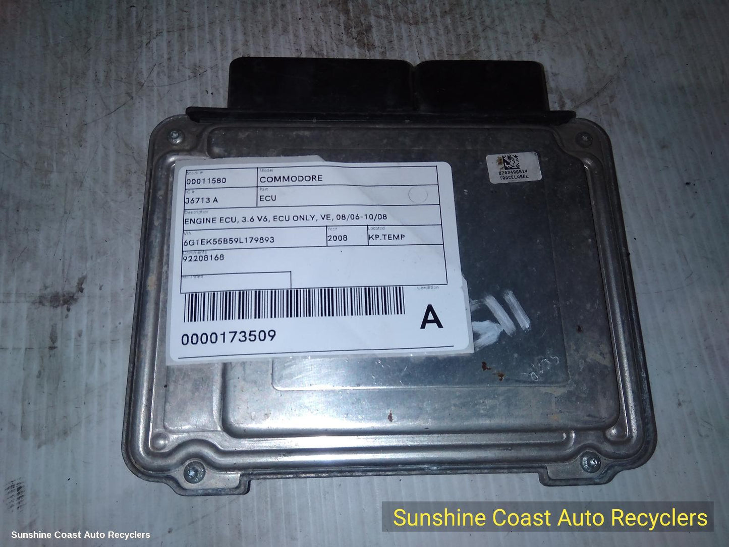 2008 Holden Commodore Ecu