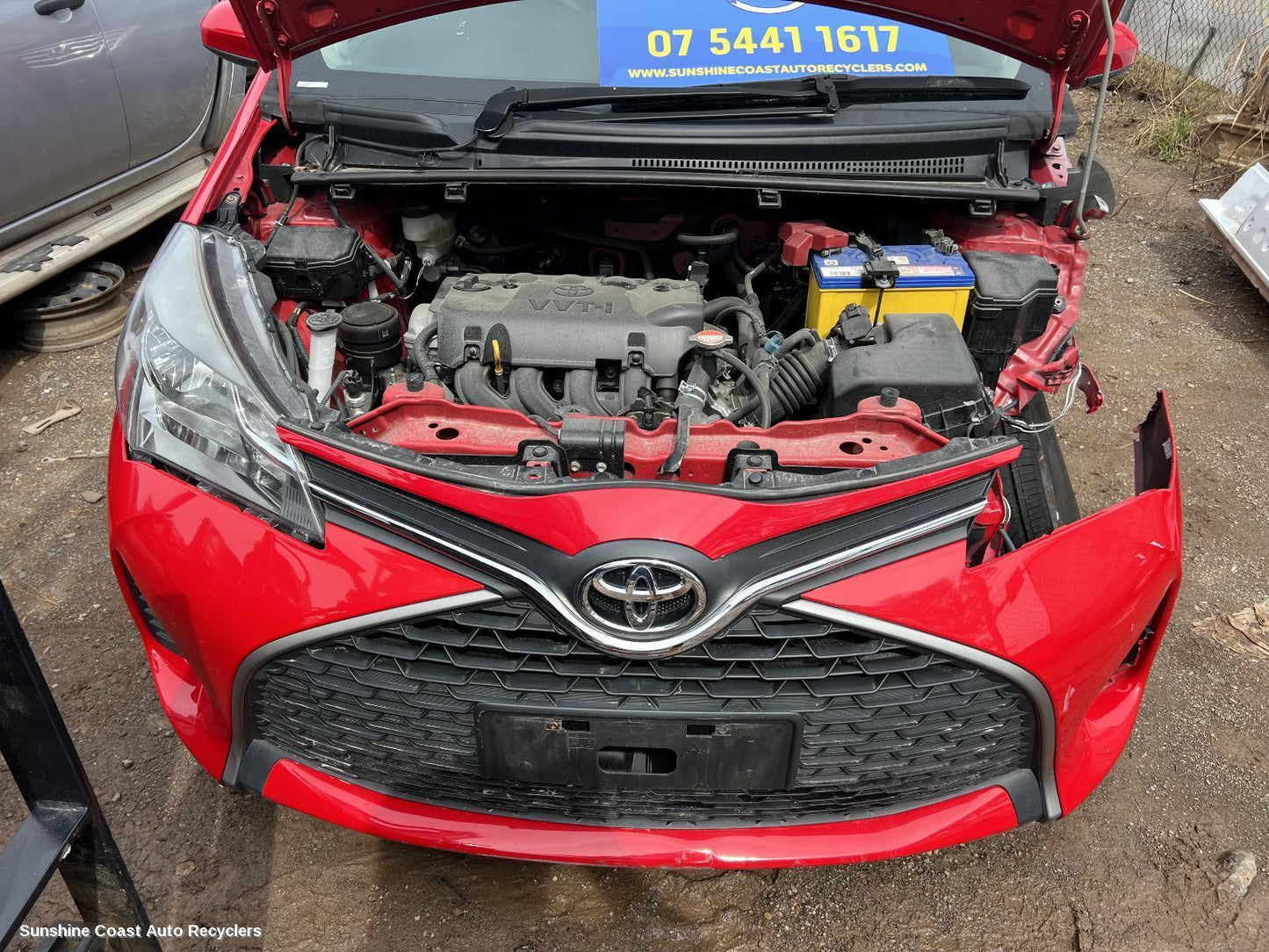 2016 Toyota Yaris Right Rear Wnd Reg Motor