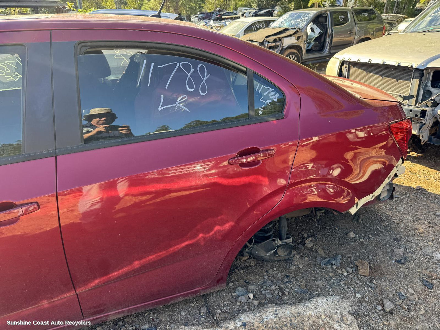 2012 Holden Barina Left Rear Door Sliding