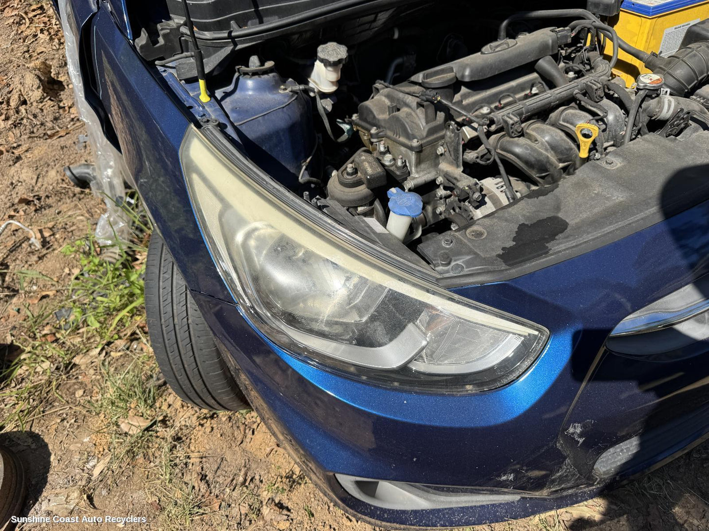 2015 Hyundai Accent Right Headlamp