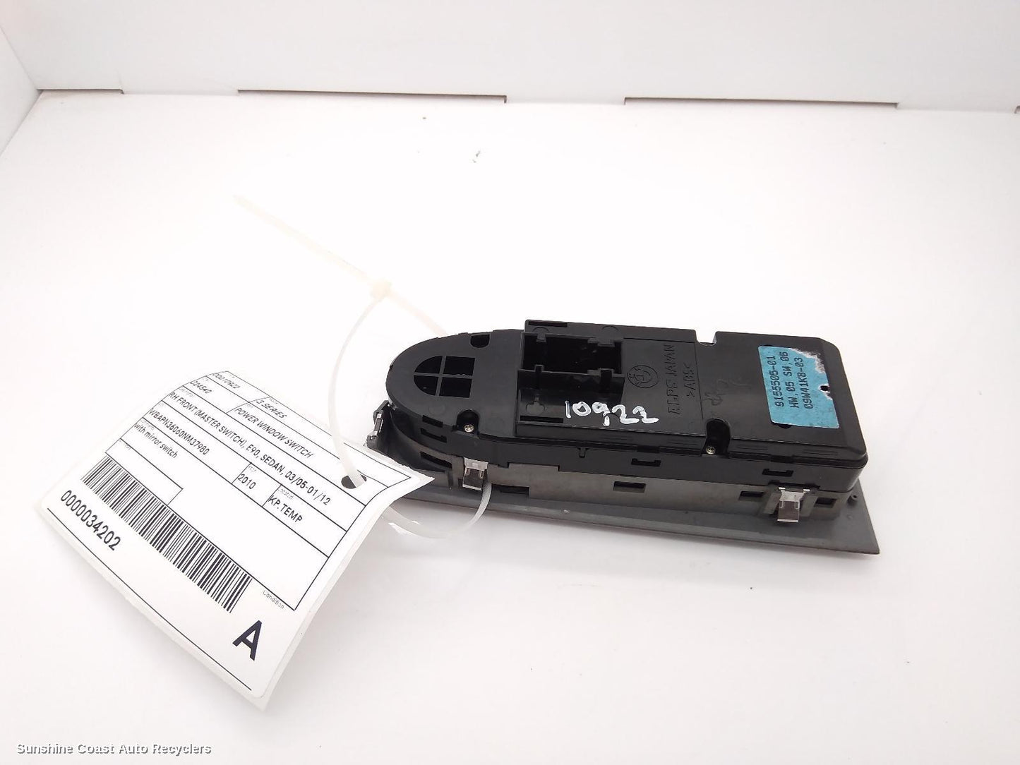 2010 Bmw 3 Series Pwr Dr Wind Switch