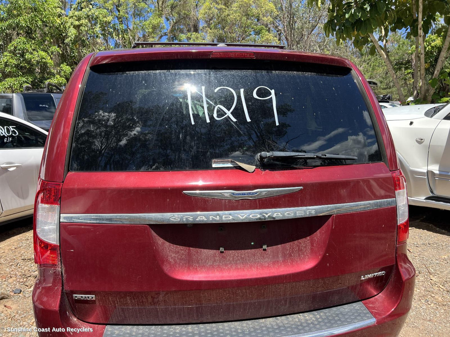 2012 Chrysler Voyager Bootlid Tailgate