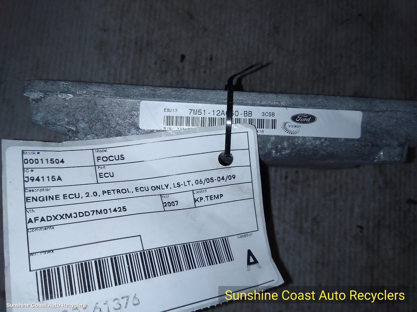 2007 Ford Focus Ecu