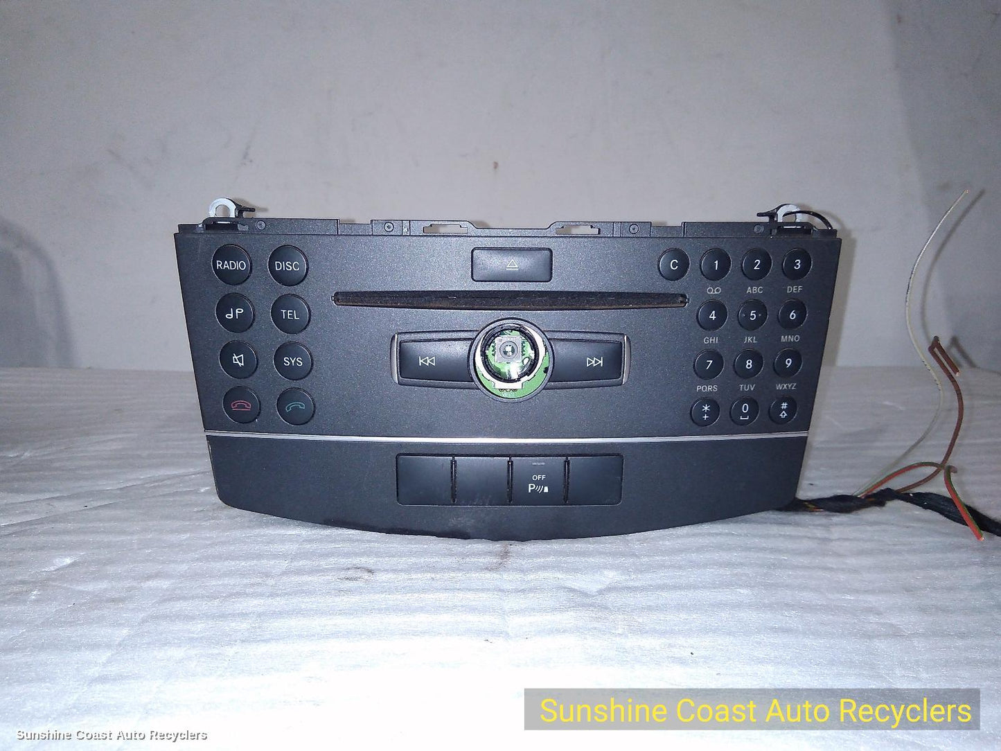 2010 Mercedes C Class Radio Cd Dvd Sat Tv