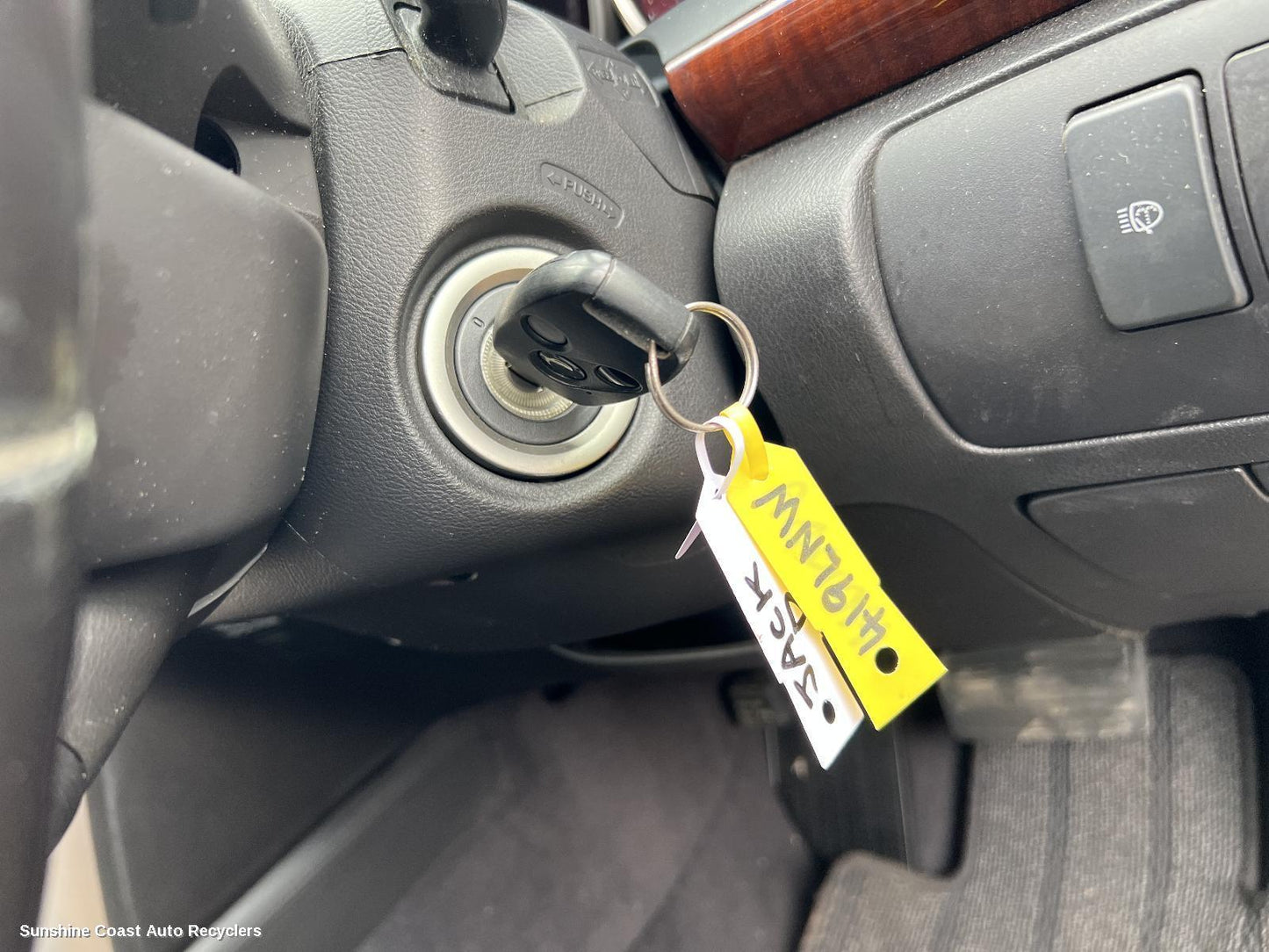 2008 Honda Legend Ignition W  Key