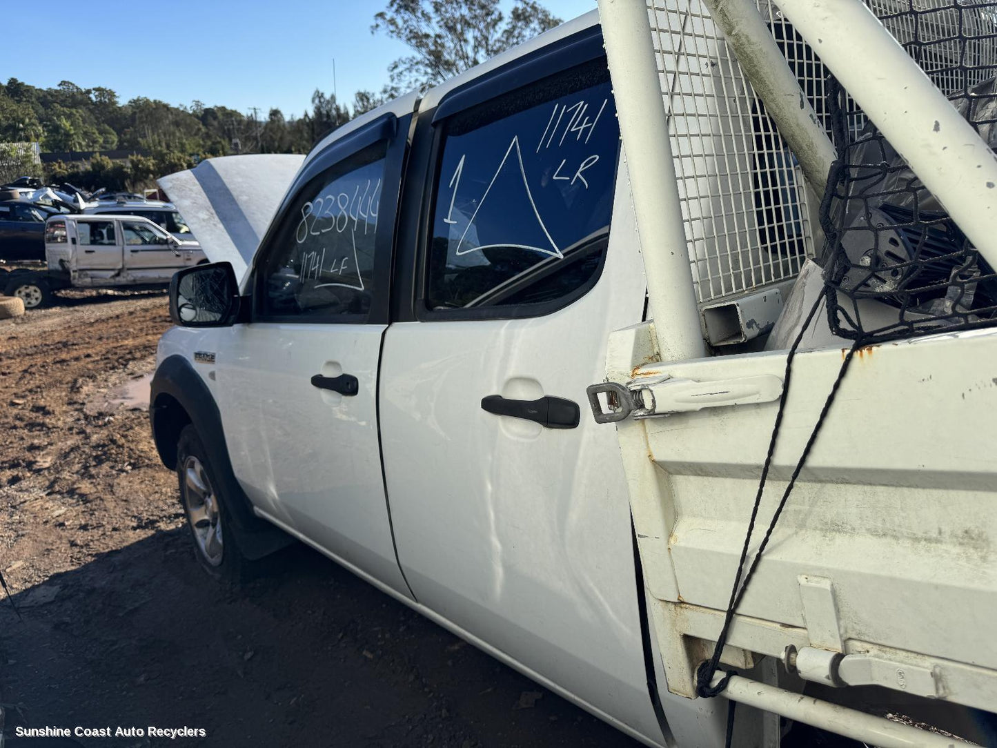 2007 Ford Ranger Left Rear Door Sliding