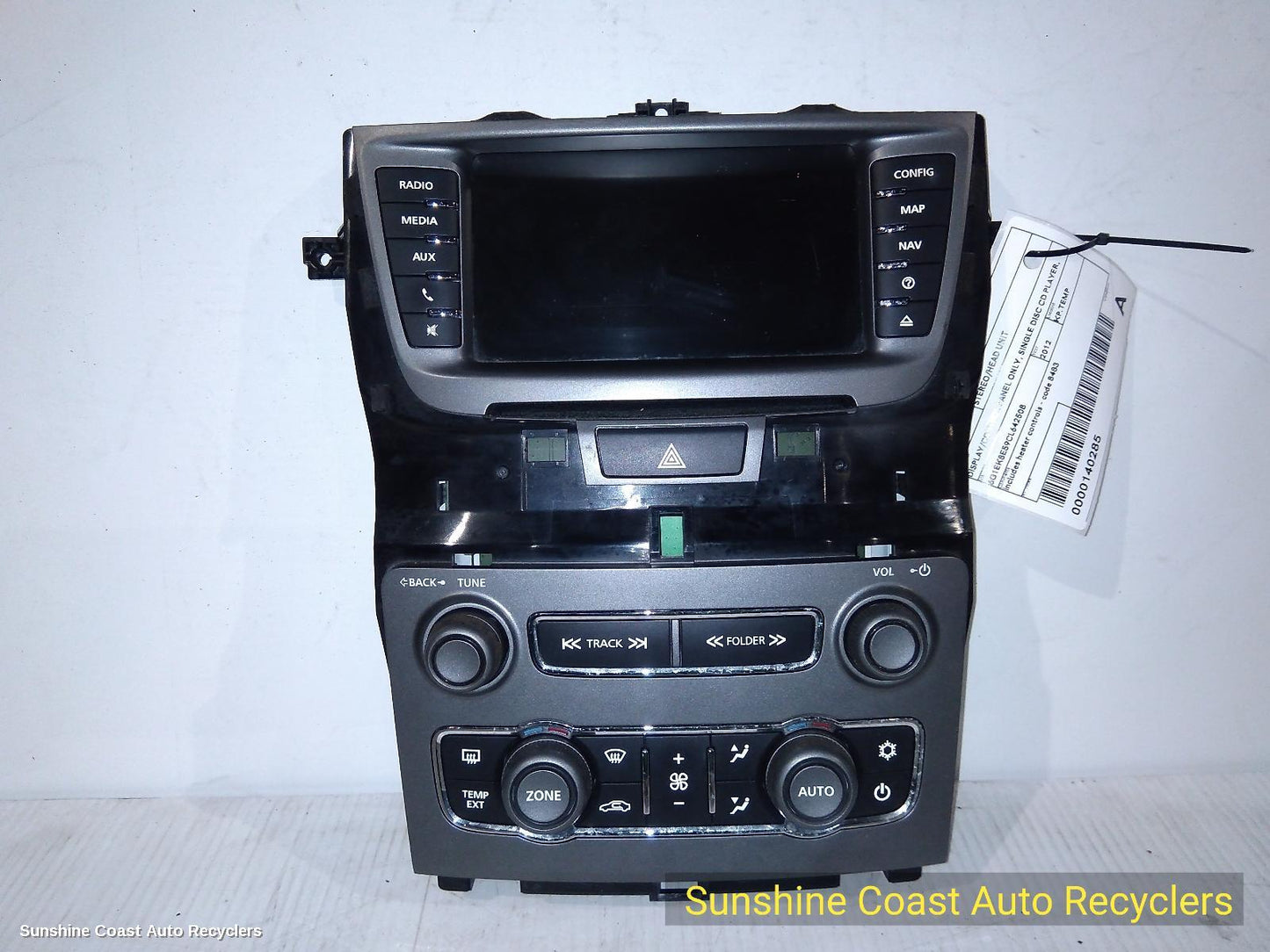 2012 Holden Commodore Radio Cd Dvd Sat Tv