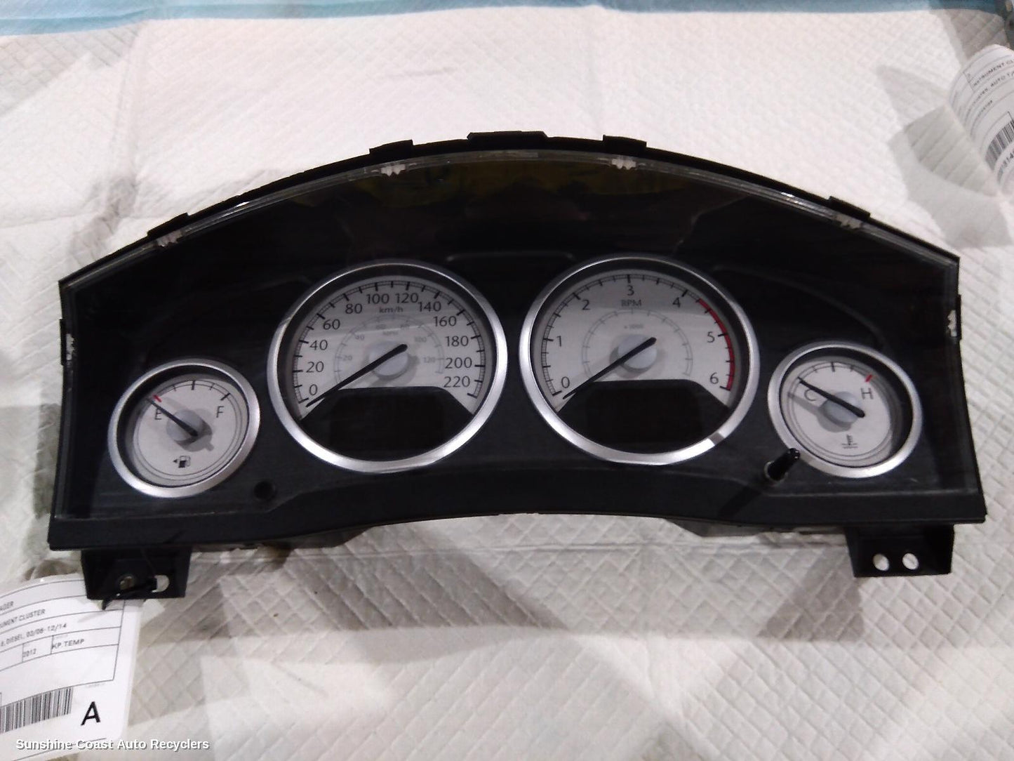 2012 Chrysler Voyager Instrument Cluster