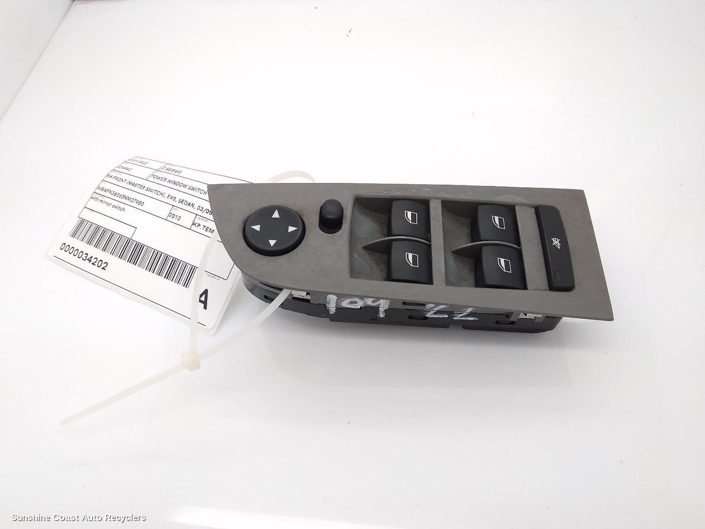 2010 Bmw 3 Series Pwr Dr Wind Switch