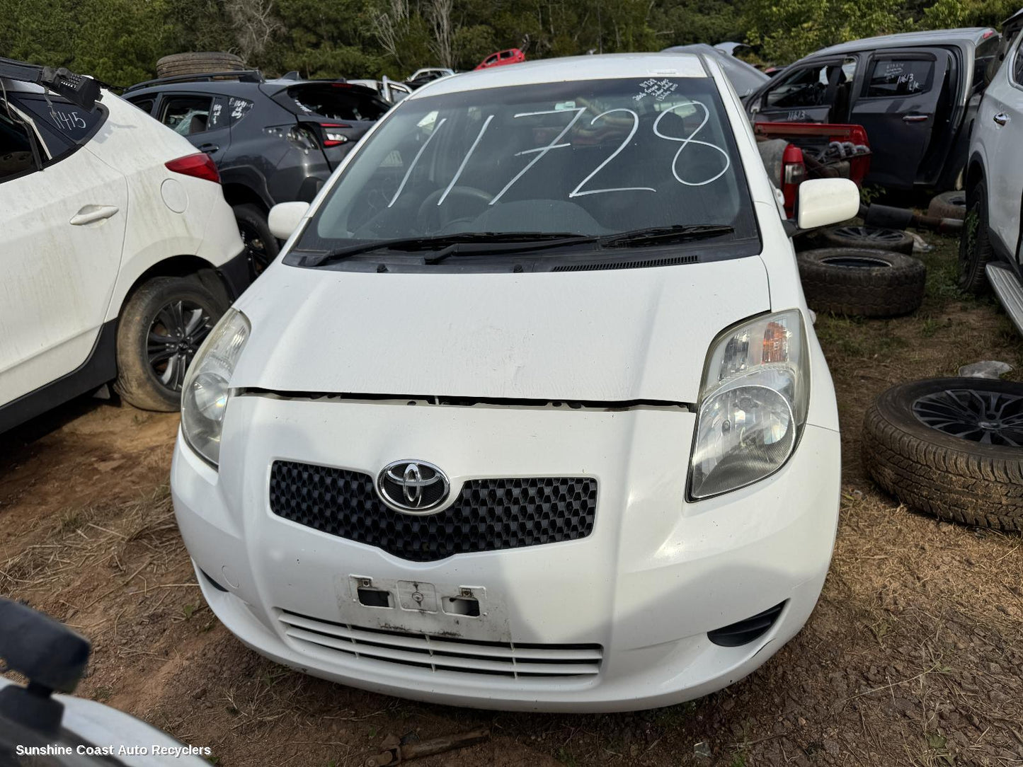 2006 Toyota Yaris F Bar Reinforc Brack
