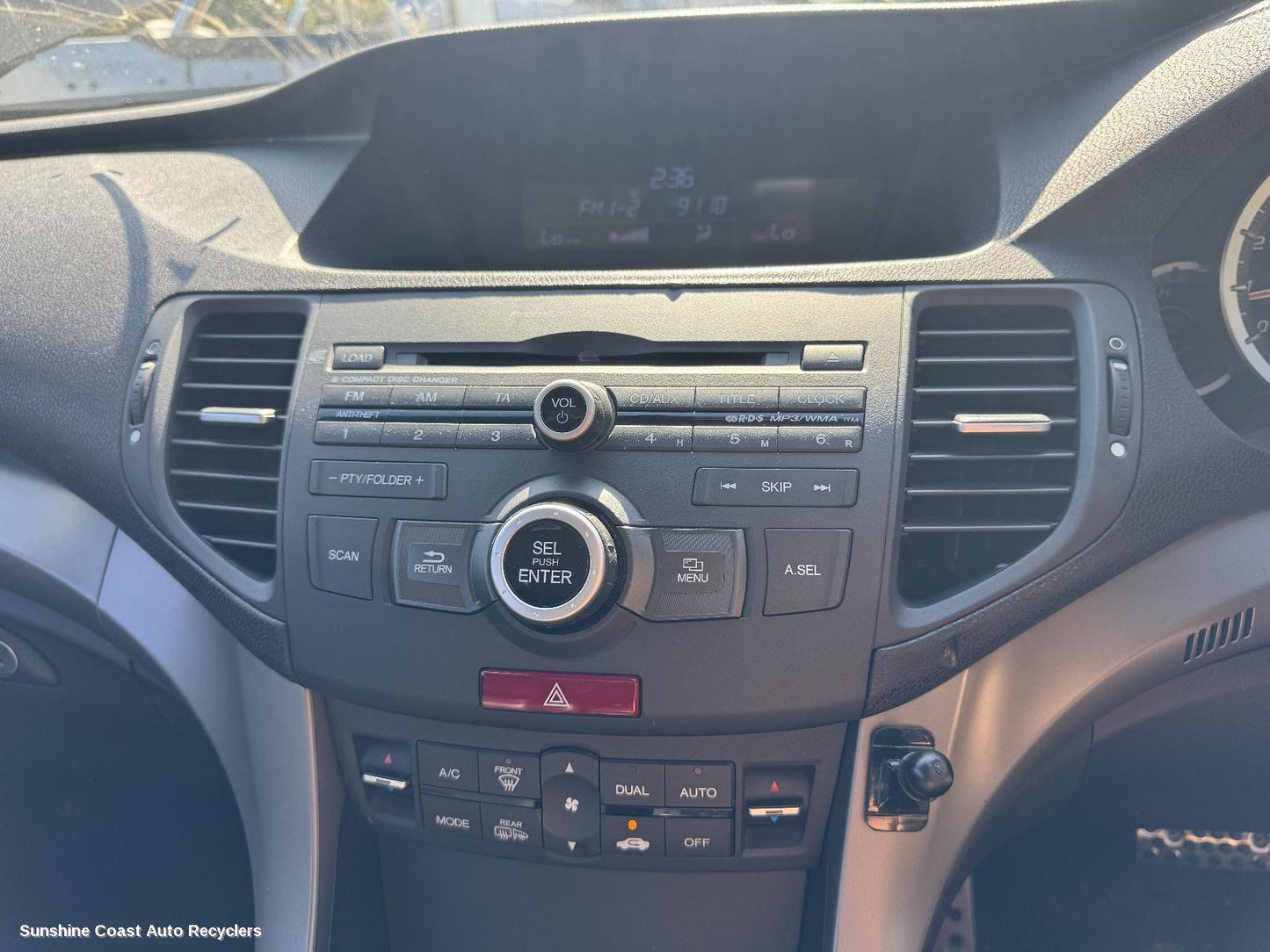 2010 Honda Accord Radio Cd Dvd Sat Tv