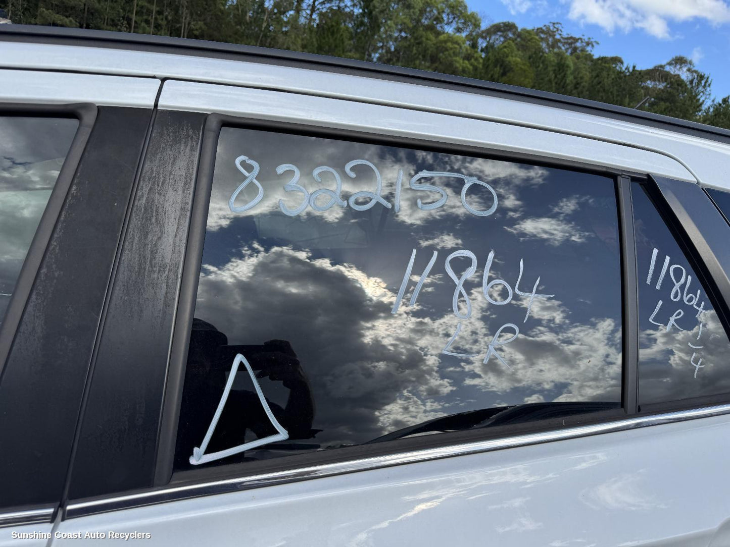 2017 Suzuki S-cross Left Rear Door Window