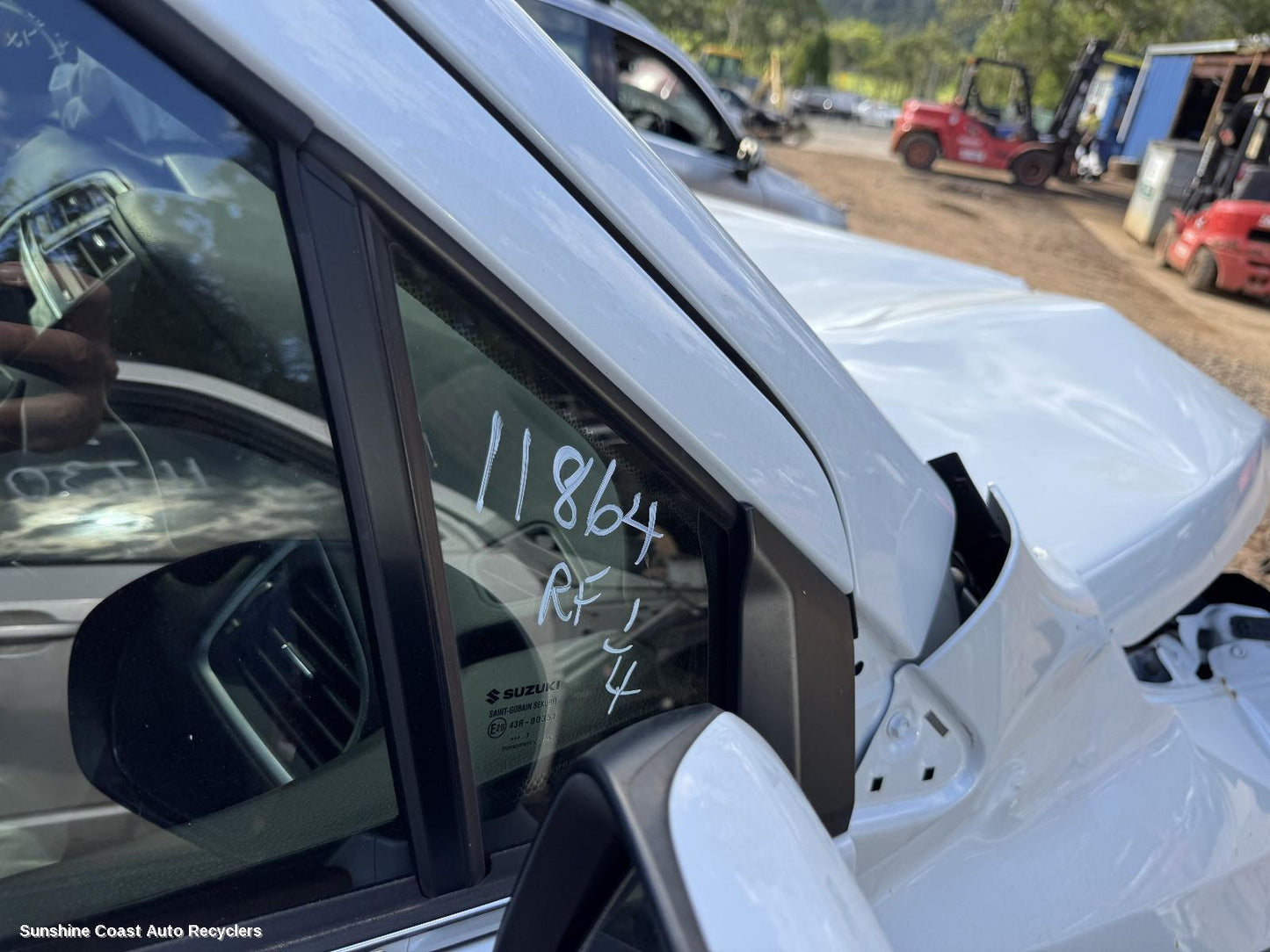 2017 Suzuki S-cross Right Front 1 4 Door Glass